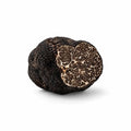 Vier frische Tuber macrosporum, glatte schwarze Trüffeln, ausgewählt für die kulinarische Verwendung der Qualitätsklasse B