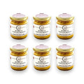 Set „White Truffle Butter Gourmet Edition“ im Glas mit goldfolienverzierten Deckeln und Etiketten